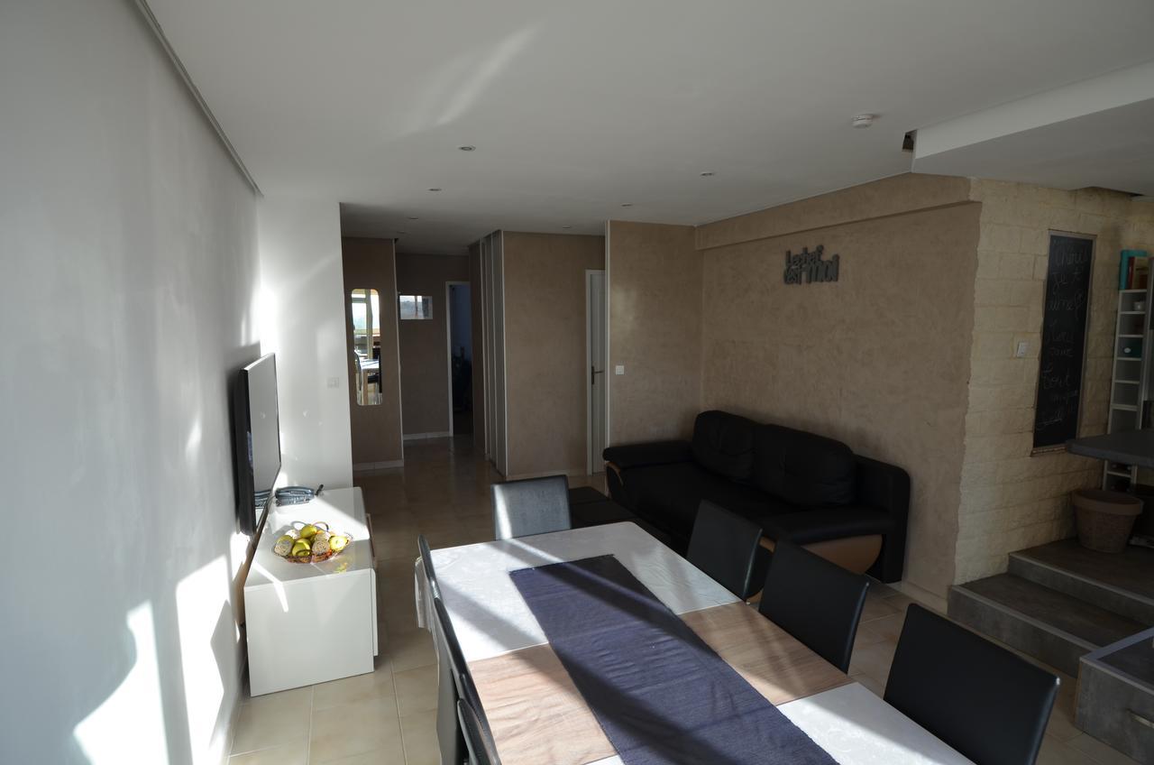 Appartement Rooftop 8 Personnes Grande Terrasse Avec Parking Quartier Aeroport Nisa Exterior foto